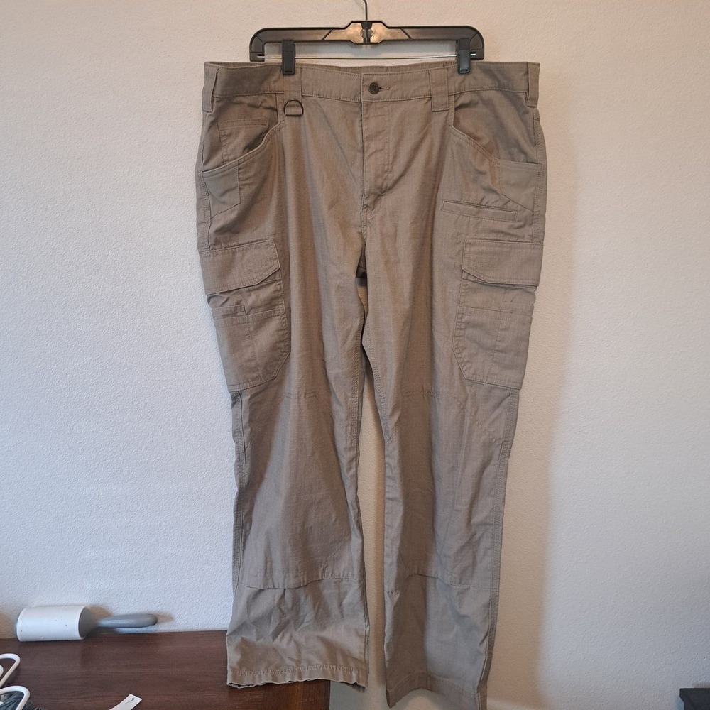 Noble Outfitters All-Flexx Ripstop Cargo Pants Mens 42x30 Khaki Tactical Work